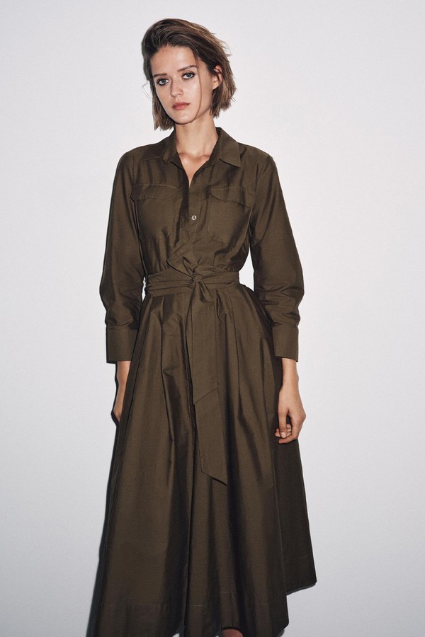 Poplin Shirt Dress