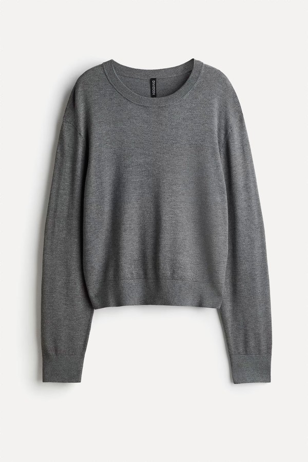 Short Fine-Knit Jumper from H&M
