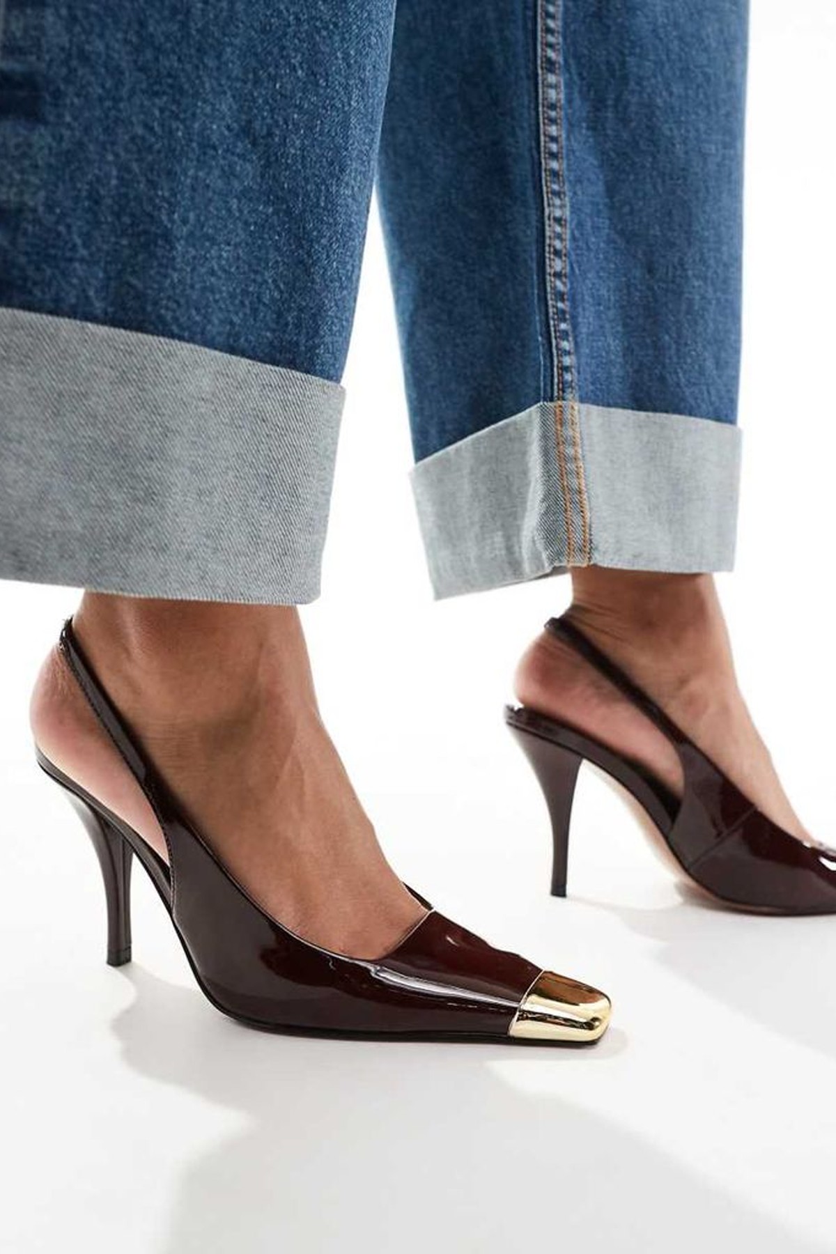 Proud Toe Cap Slingback Heels from ASOS