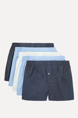 Five-Pack Cotton Boxer Shorts from Hamilton & Hare
