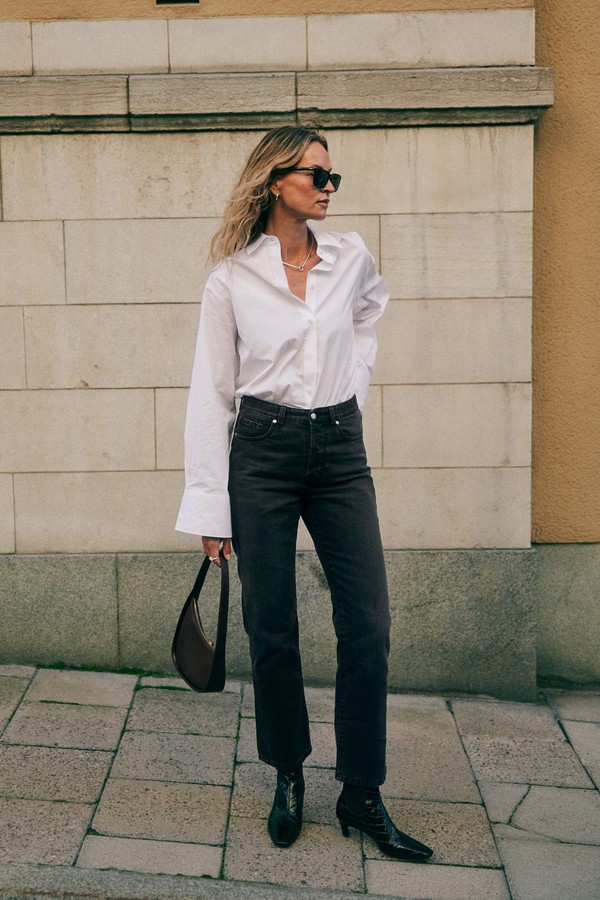 High Rise Straight Jeans