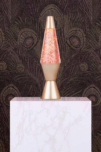 Rose Gold Table Lamp from Lava Lamp