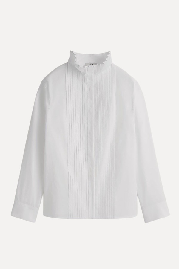 Pintucked Cotton Blouse from COS