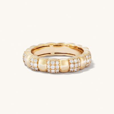Pave Diamond Soft Charlotte Ring from Mejuri