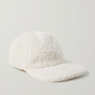 Cashmere-Boucle Baseball Cap from Gabriela Hearst