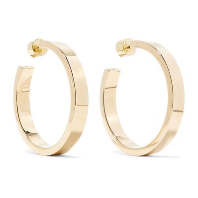 Baby Kate Gold Plated Hoop Earrings from Jennifer Fisher
