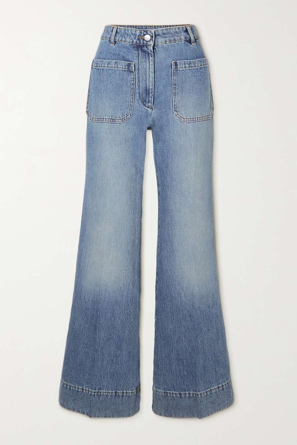 Alina High-Rise Wide-Leg Jeans from Victoria Beckham