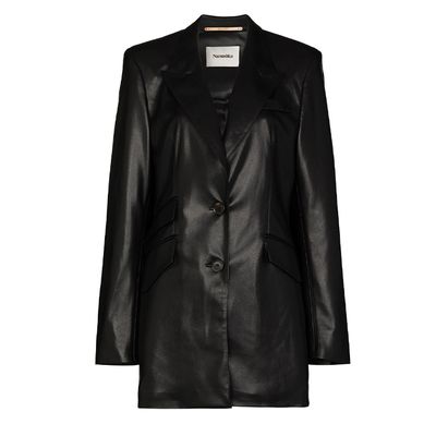 Cancun Vegan Leather Blazer from Nanushka