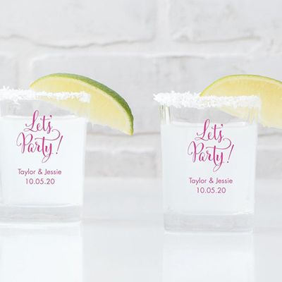 Personalised Shot Glasses from Heart & Soul Wedding