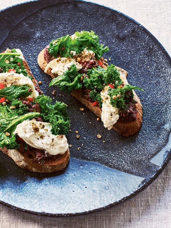 Kale, Chilli, Burrata & Tapenade On Sourdough