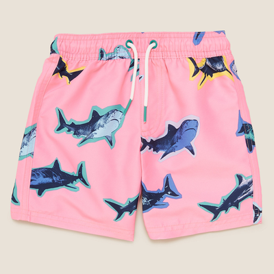 Shark Print Swim Shorts from M&S