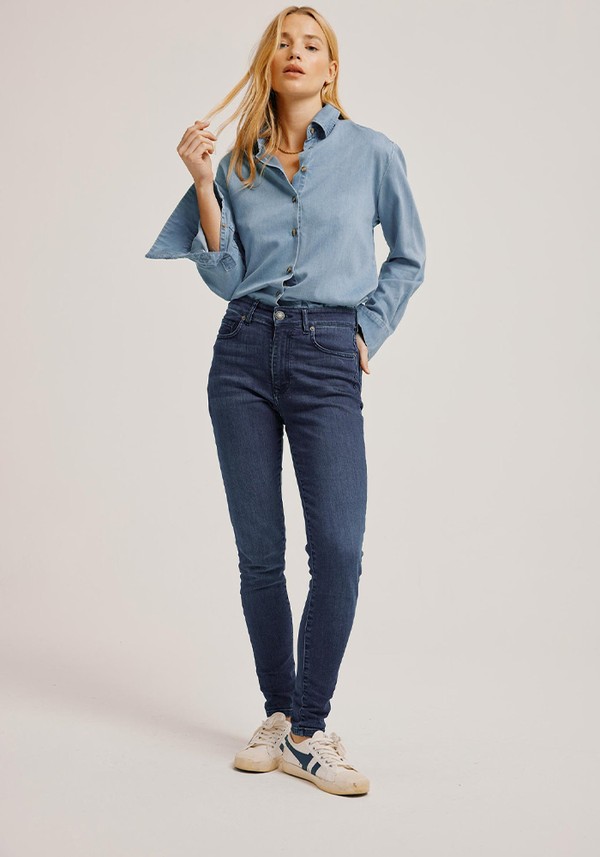 Elham Mid Wash Skinny Jeans