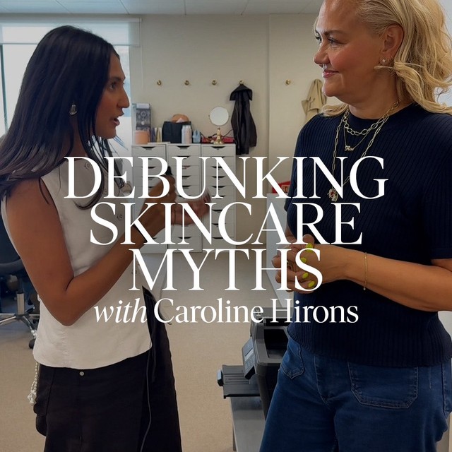Skincare legend @carolinehirons stopped by the SL office. From retinol rules to glowy skin essential