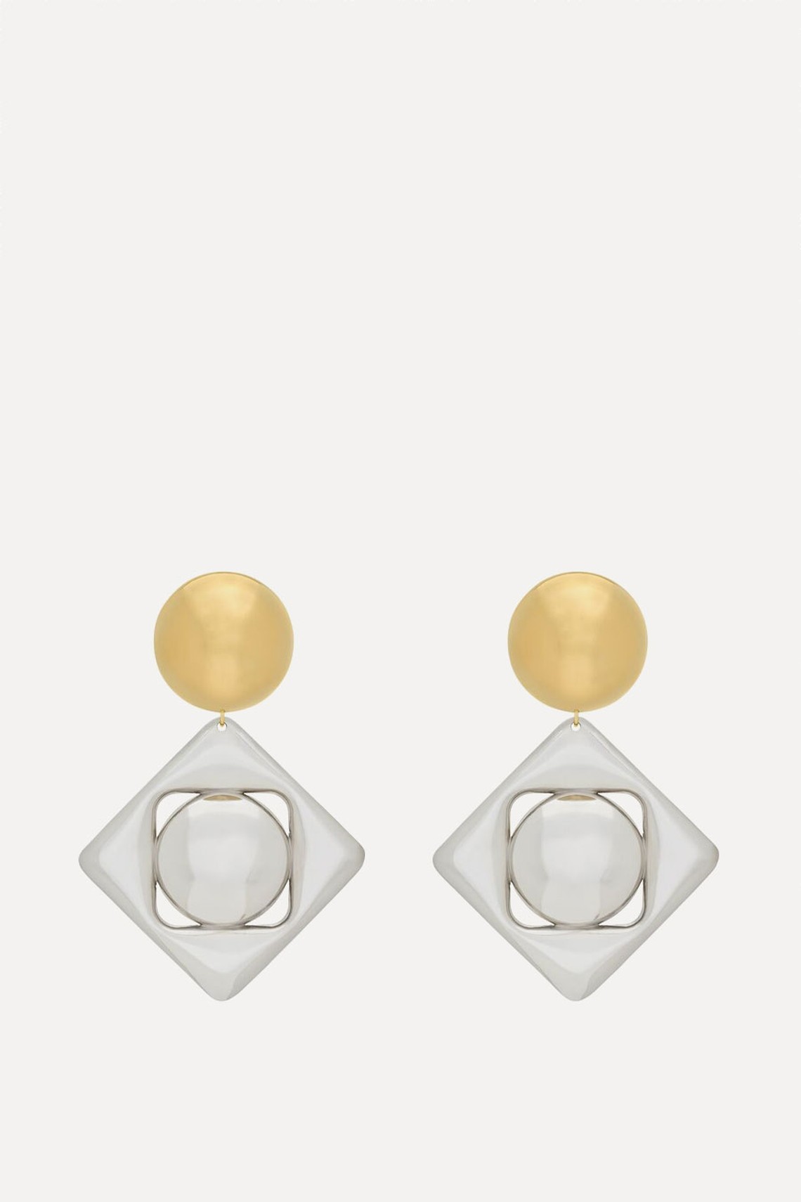 Geometric Earrings from Saint Laurent