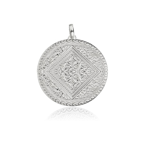 Marie Mini Pendant Charm Sterling Silver
