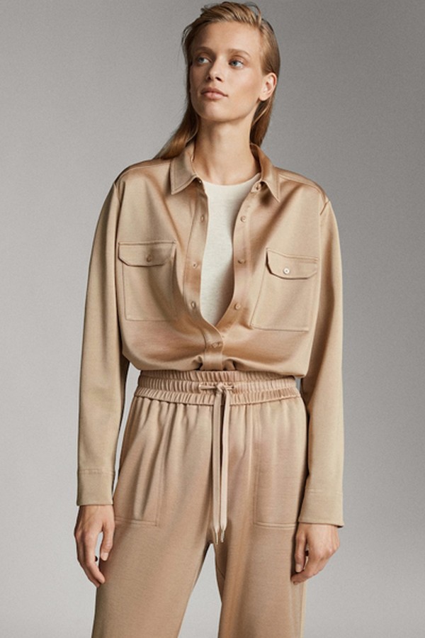 Cotton Overshirt With Pockets