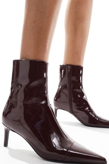 Rosalie Kitten Heel Mid Boots from ASOS DESIGN