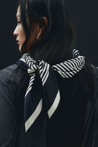 Printed Satin Scarf from H&M