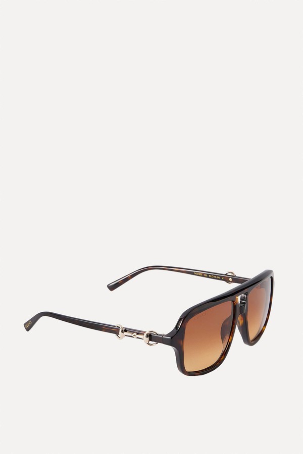 Horsebit Aviator Sunglasses from Gucci