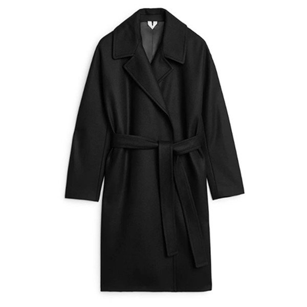 Melton Wool Belted Coat from Arket