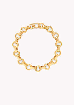 Fused Chain Bracelet In Gold