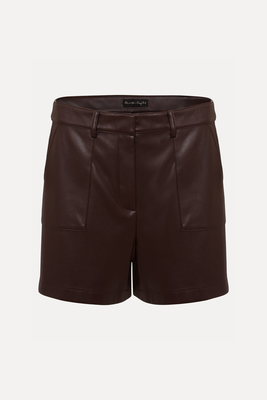 Hadley Faux Leather Shorts  from Phase Eight