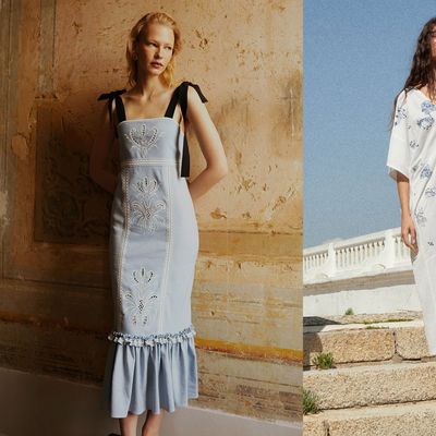 The Round Up: Blue & White Dresses 