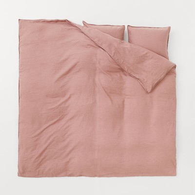 Washed Linen Duvet Cover Set