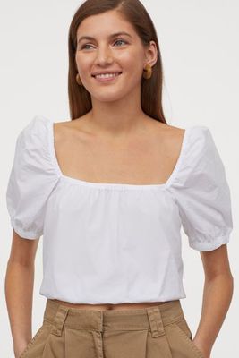 Short Cotton Top from H&M