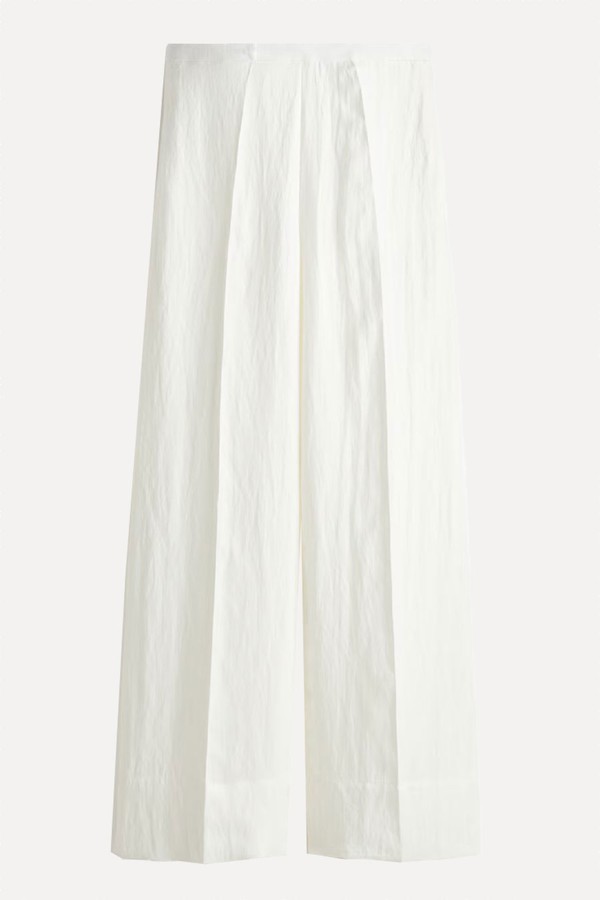 Wide Twill Trousers