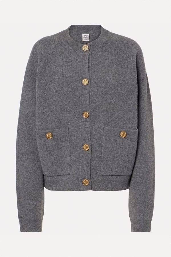 Wool & Cashmere-Blend Cardigan from Toteme
