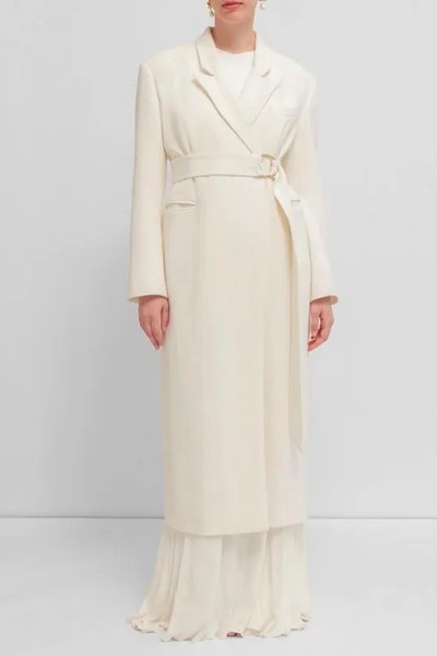 BB:48 Long Line Maxi Coat from BON BRIDÉ