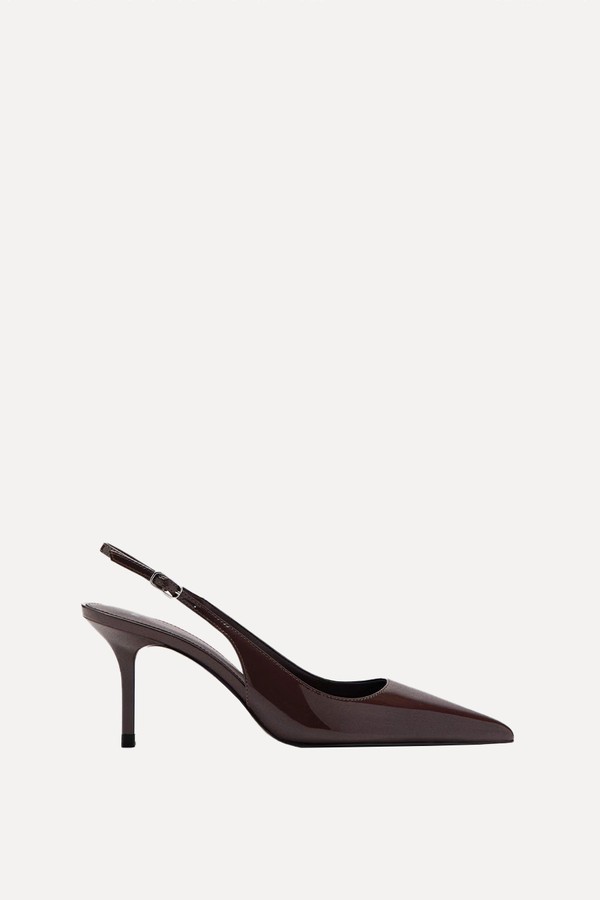 Patent Heeled Shoes from Mango
