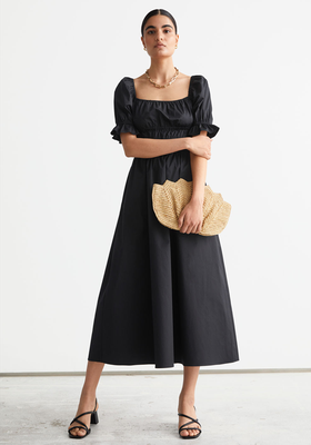 Puff Sleeve Midi Dress from & Other Stories
