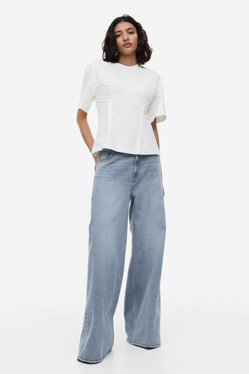 Wide Denim Trousers