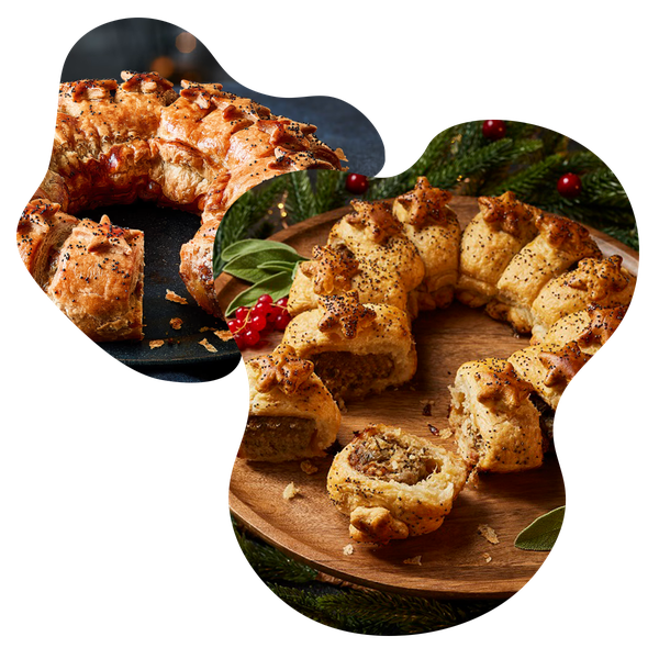 Ultimate Sausage Roll Garland from Sainsbury's