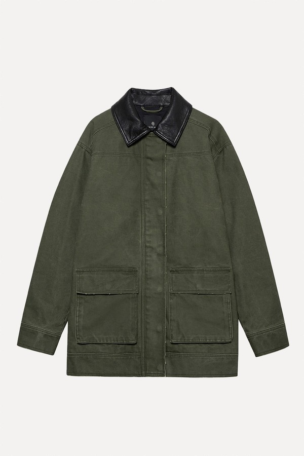 Sean Patch-Pocket Military Jacket from Anine Bing