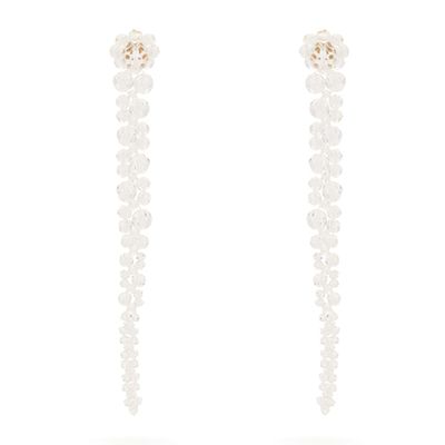 Long Crystal Drop Earrings