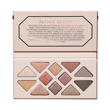 Rose Quartz Crystal Gemstone Palette from AETHER Beauty