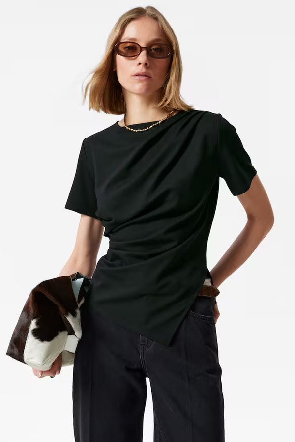 Draped Asymmetric T-Shirt from & Other Stories