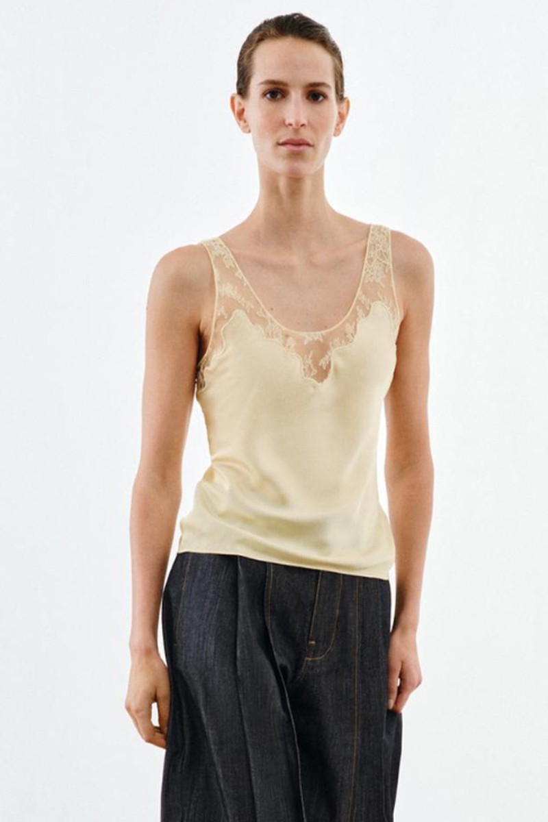 Satin Lace Top from Zara