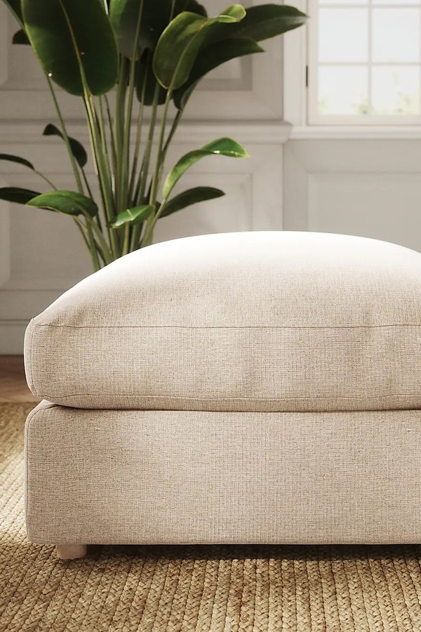 Full Circle Austin Tonal Weave Modular Footstool