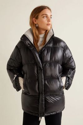 Quilted Water-Repellent Coat from Mango