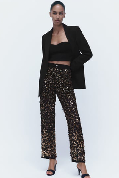 Sequin Trousers