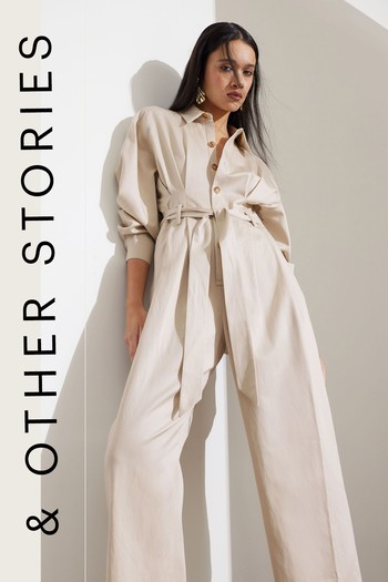 Relaxed Belted Jumpsuit  from & Other Stories 