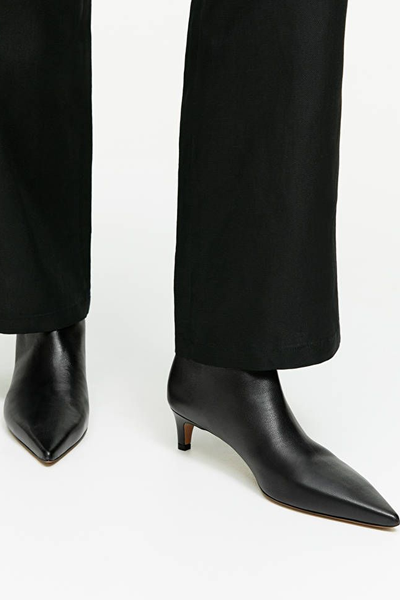 Mid Heel Ankle Boots 