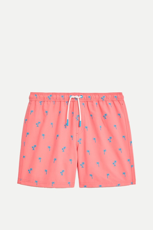 Flamingo Embroidered Swim Shorts from Marks & Spencer