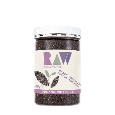 Organic Black Chia Seeds from RAW Health