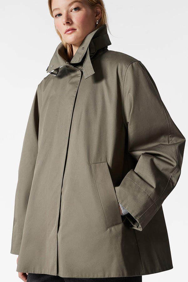 A-Line Funnel-Neck Jacket from & OTHER STORIES