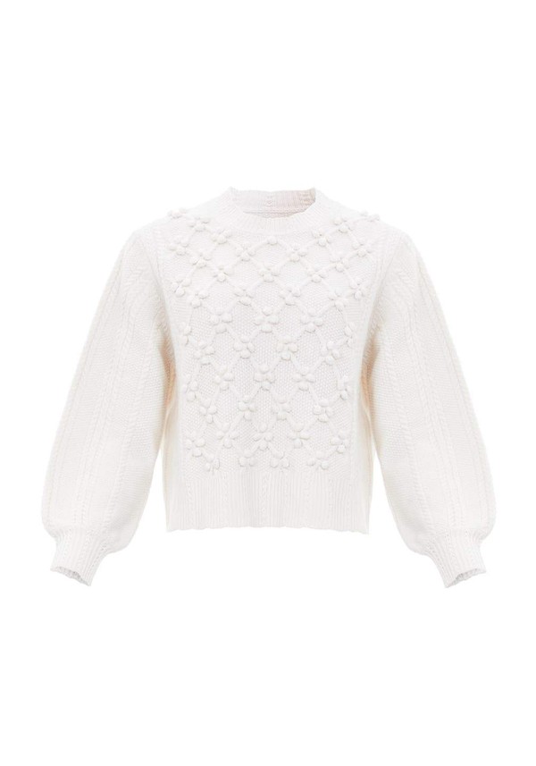 Rose Bobble Stitch Jumper